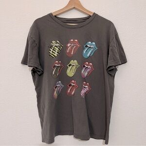 The Rolling Stones Distressed Graphic Band Tee